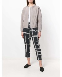 Женский серый бомбер от Peserico