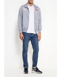 Мужской серый бомбер от Bruebeck