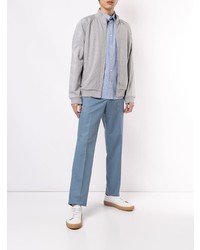 Мужской серый бомбер от D'urban