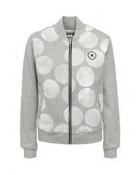 Женский серый бомбер от Converse