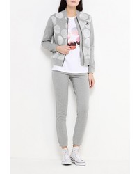 Женский серый бомбер от Converse