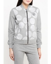 Женский серый бомбер от Converse