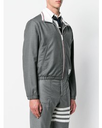 Мужской серый бомбер от Thom Browne