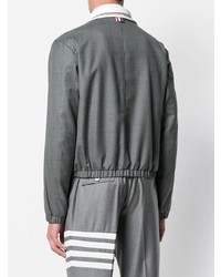 Мужской серый бомбер от Thom Browne