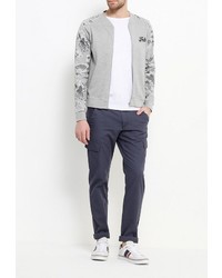 Мужской серый бомбер от Fresh Brand