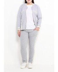 Женский серый бомбер от Kitana by Rinascimento