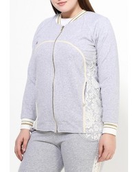 Женский серый бомбер от Kitana by Rinascimento