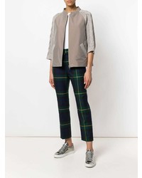 Женский серый бомбер от Herno