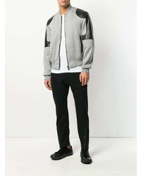 Мужской серый бомбер от Versace