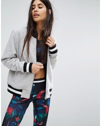 Женский серый бомбер от MinkPink