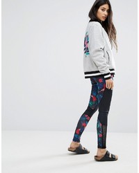 Женский серый бомбер от MinkPink