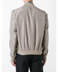 Мужской серый бомбер от Les Hommes Urban