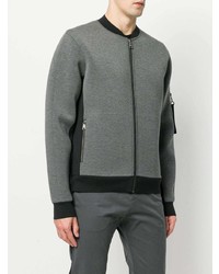 Мужской серый бомбер от Karl Lagerfeld