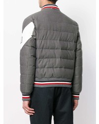 Мужской серый бомбер от Moncler