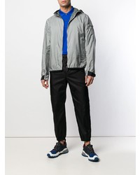 Мужской серый бомбер от Prada