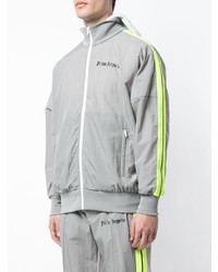 Мужской серый бомбер от Palm Angels