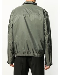 Мужской серый бомбер от Prada