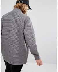 Женский серый бомбер от Monki