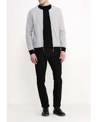Мужской серый бомбер от Topman