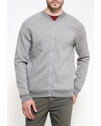 Мужской серый бомбер от Topman