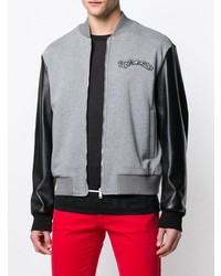 Мужской серый бомбер от Versace