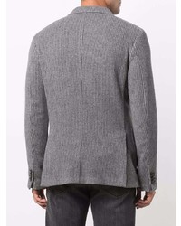 Мужской серый вельветовый пиджак от Z Zegna