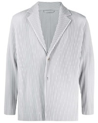 Мужской серый вельветовый пиджак от Homme Plissé Issey Miyake