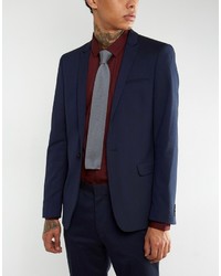 Мужской серый вязаный галстук