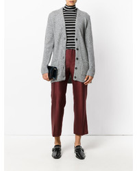 Женский серый вязаный кардиган от Closed