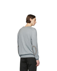 Мужской серый вязаный кардиган от Maison Margiela