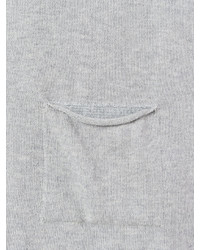 Женский серый вязаный кардиган от Le Tricot Perugia