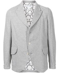 Мужской серый вязаный пиджак от Comme Des Garcons SHIRT
