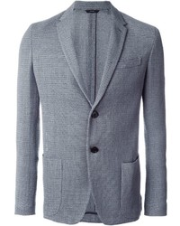 Мужской серый вязаный пиджак от Fendi