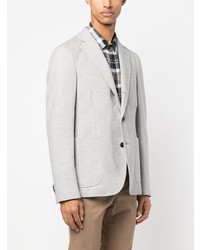 Мужской серый вязаный пиджак от Peserico