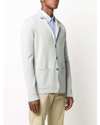Мужской серый вязаный пиджак от Roberto Collina