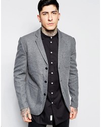 Мужской серый вязаный пиджак от Minimum