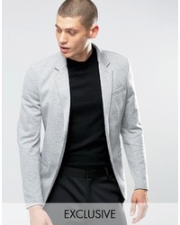 Мужской серый вязаный пиджак от ONLY & SONS