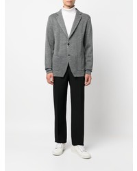 Мужской серый вязаный пиджак от Manuel Ritz