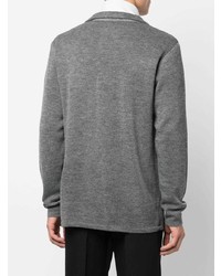 Мужской серый вязаный пиджак от Manuel Ritz