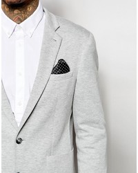 Мужской серый вязаный пиджак от Asos