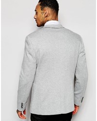 Мужской серый вязаный пиджак от Asos