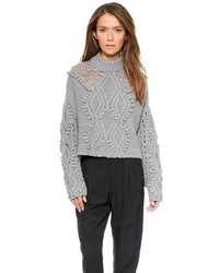 Женский серый вязаный свитер от 3.1 Phillip Lim