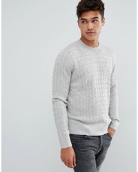 Мужской серый вязаный свитер от Abercrombie & Fitch