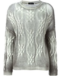 Женский серый вязаный свитер от Avant Toi