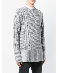 Мужской серый вязаный свитер от Ih Nom Uh Nit