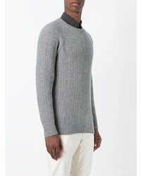 Мужской серый вязаный свитер от Closed