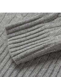 Мужской серый вязаный свитер от Polo Ralph Lauren