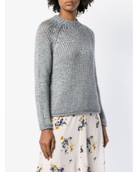 Женский серый вязаный свитер от Forte Forte