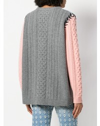 Женский серый вязаный свитер от Chinti & Parker
