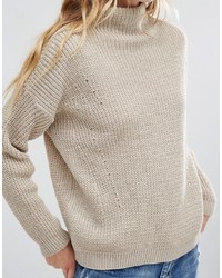 Женский серый вязаный свитер от Daisy Street